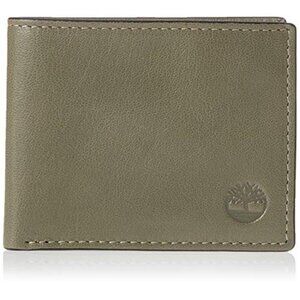 Men's Leather Wallet With Attached Flip Pocket